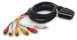 EURO SCART to 6 RCA Cable (1m) 