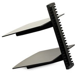 DVD Shelf DS-102CB (two-level, wall-mounted) 