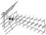 TV antenna UHF 44/21-69 Tri Digit with LNA-177 amplifier