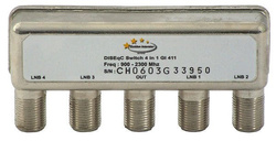 DiSEqC 2.0 / Tone Burst Switch: Golden Interstar GI 411 (4/1)