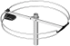 Dipol radio antenna 1RUZ B